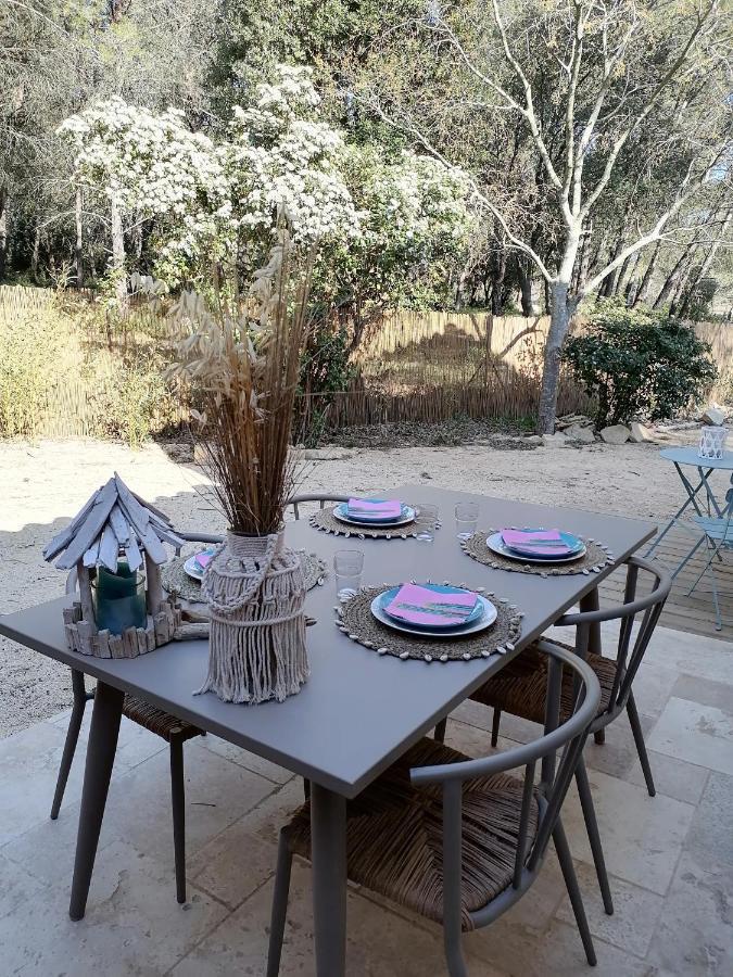 MAISON 5 Personnes EN GARRIGUE - PISCINE-SPA PRIVÉ Langlade Extérieur photo